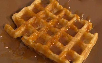 Gaufres au caramel et au miel